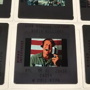 GOOD MORNING VIETNAM - ROBIN WILLIAMS - DIAPOSITIVE DE PRESSE SLIDE - Foto 1 di 1