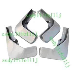 4x Guardabarros para Toyota Highlander 2007-2010 guardabarros guardabarros plateado - Imagen 1 de 1