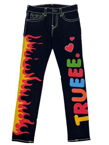 TRUE RELIGION CHIEF KEEF Black Skinny Jeans Size 30 NEW RRP 300