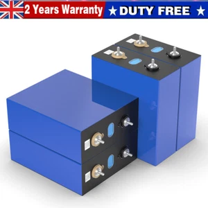 4X 3.2V 50Ah/100Ah/202Ah/280Ah Lifepo4 Lithium Phosphate Cells batteries Pack UK - Picture 1 of 17