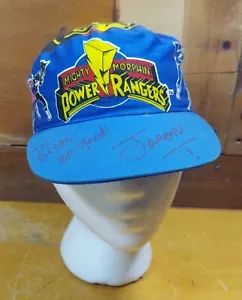 Signed Mighty Morphin Power Rangers Hat Kids 1994 Saban Bandai Vtg Rare Jason - Picture 1 of 12