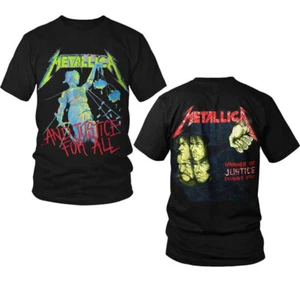New METALLICA JUSTICE FOR ALL LICENSED CONCERT BAND T Shirt - Picture 1 of 1