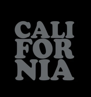 California Vinyl Sticker decal SILVER GLOSS 10 x 10 cm - Image 1 of 2