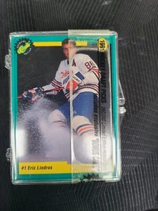 1991 Classic Hockey Entwurf Plektren komplett versiegelt Set Eric Lindros RC plus Bonus - Bild 1 von 2