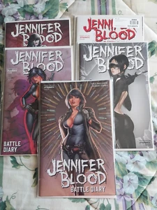 Jennifer Blood Battle Diary # 1-2-3-4-5 Dynamite comics 2023 - Picture 1 of 4