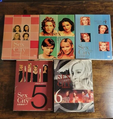 Sex and the City (DVD HBO TV) : Intégrale Saison 2, 3, 4, 5, 6 Rare Box Sets Eng - Image 1 of 4