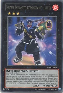 YU GI OH PUGILE INDOMITO COMMISSARIO TRUFFE • SHSP • RARA - Picture 1 of 1