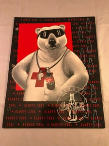 1995 COCA-COLA BINDER FOR A NOTEBOOK MADE IN USA - Picture 1 of 3