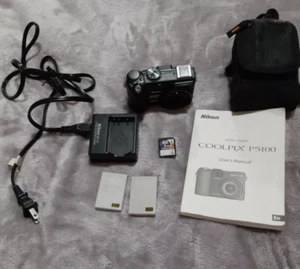 NikonCOOLPIX P5100 12.1MP Digital Camera,Charger,2 batteries,SD card,case,manual - Picture 1 of 7