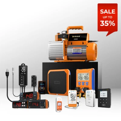 Elitech HVAC Tools Leak Detector/Refrigerant Scale/Vacuum Pump/Pressure Gauges - Image 1 of 4