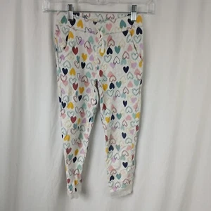 Carters Kind Kordelzug Herzdruck Jogger grau Mädchen Größe 7 - Bild 1 von 13