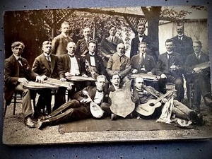 3 Private Fotos ZITHERVEREIN DÜSSELDORF-DERENDORF ca. 1920 - Bild 1 von 3