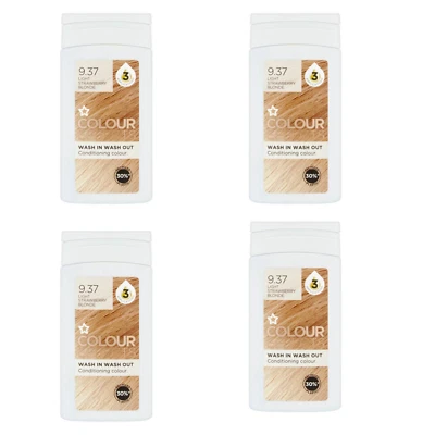 4 x Conditioning Hair Colour Effect Wash In Wash Out Light Strawberry Blonde9.37 - Image 1 of 2