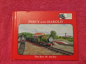 Thomas Tank Engine book club 22x16cm Hardback PERCY AND HAROLD - Picture 1 of 2