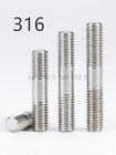 316 Stainless Steel Double End Studs Rods Clamping Type M6 M8 M10 M12 M14 M16