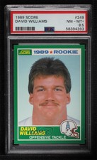 1989 Score David Williams David W Williams #249 PSA 8.5 Rookie RC