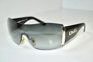 Dolce Gabbana Italy 8039 501/8G Black Gray/Gradient Womens Shield Sunglasses - Picture 1 of 8