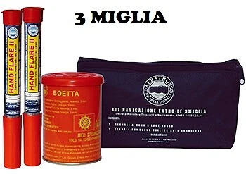FUOCHI DI SEGNALAZIONE - KIT FUOCHI 3 MIGLIA - 6/12 MIGLIA NAUTICO SCAD. 4 ANNI  - Immagine 1 di 2