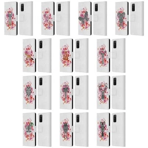 MONIKA STRIGEL ANIMALS AND FLOWERS LEATHER BOOK WALLET CASE FOR SAMSUNG PHONES 2 - Picture 1 of 19