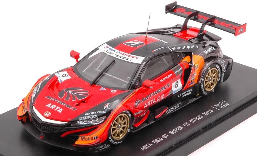 Ebbro HONDA ARTA NSX GT N.8 3rd SUPER GT500 2018 T.NOJIRI-T.IZAWA 1:43 - Immagine 1 di 1