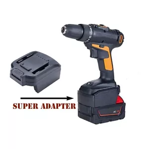Adaptor For Milwaukee 18V convert for WORX powershare 20v 6PIN TOOL USE - Picture 1 of 6