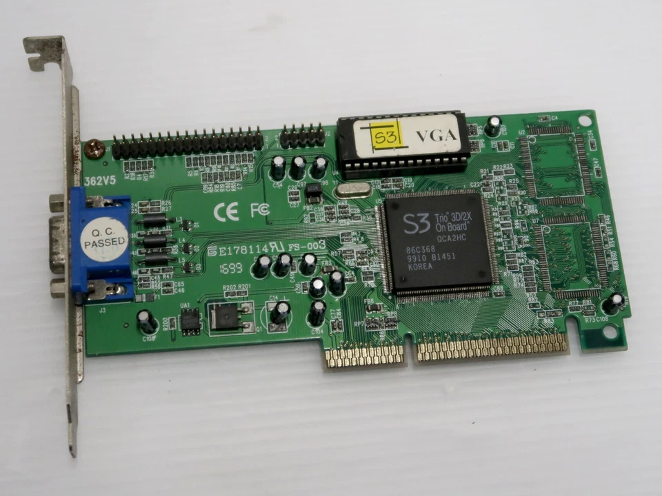 S3 Trio 3D/2X, 4MB, AGP 2x, S3 VA-368, VIDEO CARD - WORKING! - Image 1 of 3