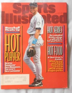 ALEX RODRIGUEZ Seattle Mariners 1st Cover 1996 SPORTS ILLUSTRATED VG - Picture 1 of 1
