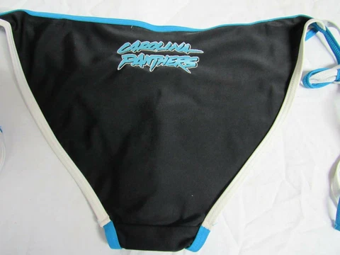 Carolina Panthers Womens X-Large Screened Bikini Bottom C1 20 Cover