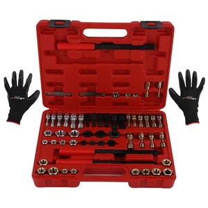 56x Thread Restorer Kit, Rethread Repair Tools UNC UNF & MetricThread Chaser Set - Picture 1 of 17