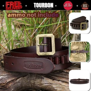 Leather .38/3579AMM Cartridges Holder Ammo Carry Revolver Holster Belt-Clearance - Picture 1 of 24