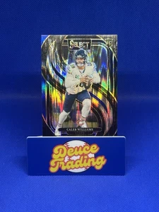 Panini Select Caleb Williams #114 2024 negro y azul Shock Prizm (RC) - Imagen 1 de 3