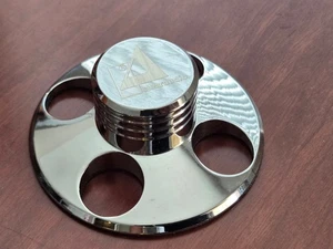 #0102 for ClearAudio Turntable Vinyl Clamp, Record Weight Stabilizer Disc Silver - Picture 1 of 2