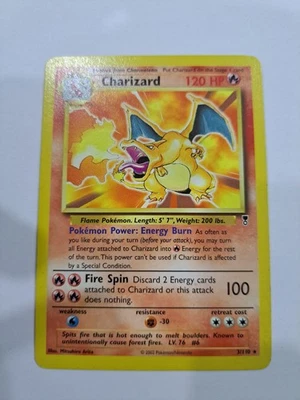 Pokémon Card Charizard 3/110 Legendary Collection NON HOLO (LP) - Image 1 of 2