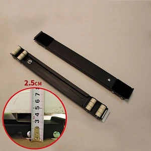 Soporte de montaje de goma ultrabajo para polea móvil de 2,5 cm para refrigerador - Imagen 1 de 4