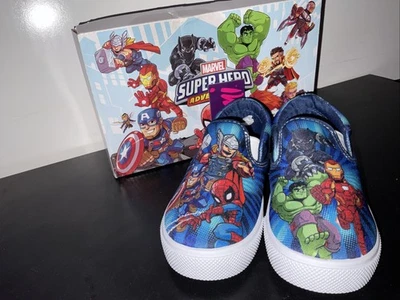 Marvel Super Hero Adventures Niños Zapatos Juveniles Talla 10 Foto 1 de 4