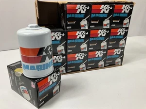 (12) K&N HM3003 Marine Oil Filters - Replaces Crusader 201104,  Mercruiser 52731 - Picture 1 of 8