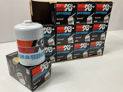 (12) K&N HM3003 Marine Oil Filters - Replaces Crusader 201104,  Mercruiser 52731 - Image 1 of 4