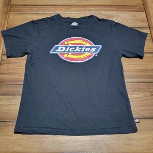 Dickies Kids Black Unisex Classic Logo Tee - Size Large - Picture 1 of 4