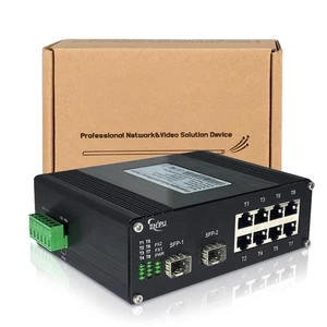 Industrial 8 Port Gigabit 30W PoE Switch with 20 Gbps Bandwidth 8 PoE Port 10... - Afbeelding 1 van 6