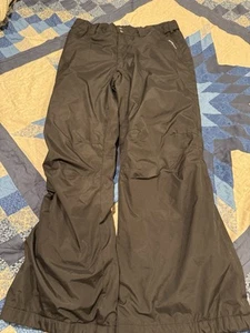 ZeroXposur Fleece Snow Pants Mens Large Black Insulated Water Resistant - Picture 1 of 8