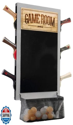 JOOLA Spielzimmer Organizer mit Tischtennis Paddel Halter, Tisch 10 - Bild 1 von 4