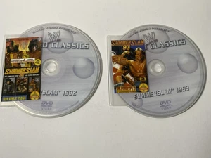 WWE Tagged Classics Summerslam 1992 & 1993 DVD Set WWF Wrestling Disc Only - Picture 1 of 3