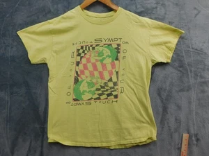 Aly & AJ Shirt Womens Small Yellow Symptom of Your Touch Graphic Band Tee Pop - Picture 1 of 10