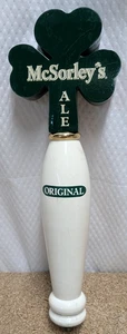 McSORLEY'S Original Irish Ale Shamrock Beer Tap Handle 10.5" - Picture 1 of 8