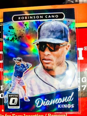 2017 Panini Donruss Optic Diamond Kings Prizm Robinson Cano No25 Seattle Mariners - Изображение 1 из 2