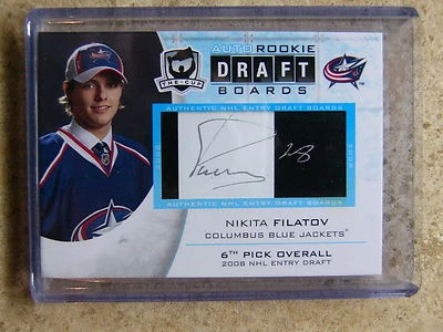 08-09 UD Upper Deck The Cup Auto Rookie Draft Boards NIKITA FILATOV /25 - Image 1 of 2