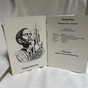 Happy Kwanzaa Note Cards (17 Cards & Envelopes) By Carole Joy Creations - Picture 1 of 2