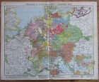 1935 MITTELEUROPA IM 15 JH OSMANISCHES REICH historische Karte old map
