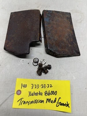 Kubota B6000 tranmission cover mud flaps - Image 1 of 4