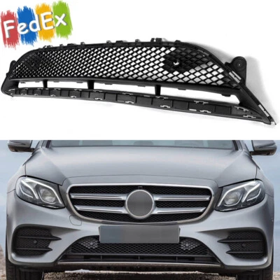 Front Bumper Lower Grill Grille Black Fits Mercedes Benz E Class W213 2016-2019 Foto 1 de 4